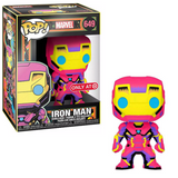 Iron Man #649 Marvel Funko Pop Black Light Target Exclusive in box and out of box