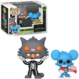 Itchy & Scratchy #1267 Funko Pop! shown in box and out of box, front view