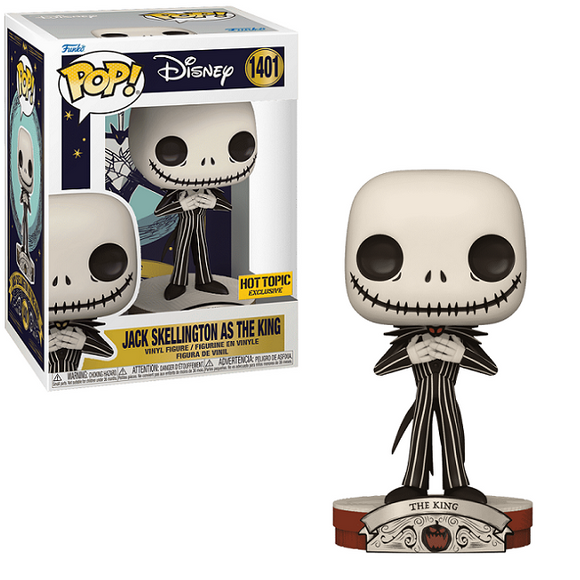 Jack Skellington as The King #1401 - The Nightmare Before Christmas Funko Pop! [Hot Topic Exclusive]