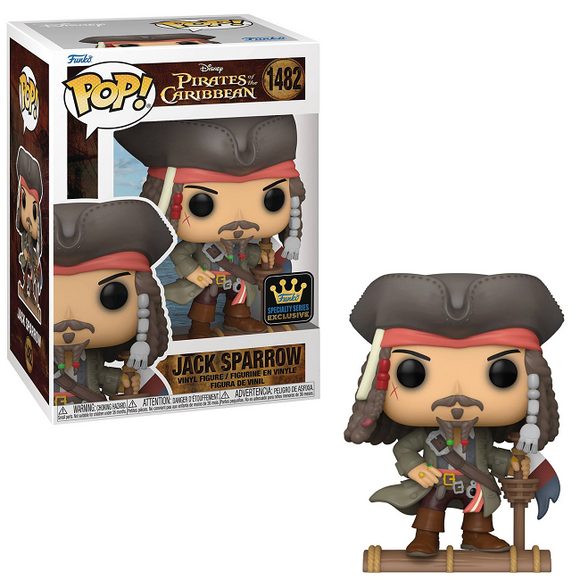 Jack Sparrow #1482 Pirates of the Caribbean Funko Pop! Specialty Series — in box and out of box