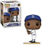 Jackie Robinson #42 Funko Pop! shown in box and out of box, front view