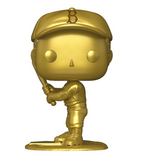 Jackie Robinson #42 Gold Chase Funko Pop! figure shown out of the box, front view