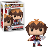 Jaden Yuki Funko Pop #1603 shown both inside the box and displayed out of the box