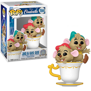 Jaq & Gus Gus in Teacup #1544 - Cinderella 75th Funko Pop!