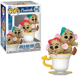 Jaq & Gus Gus in Teacup #1544 Funko Pop Disney 75th in box and out of box  