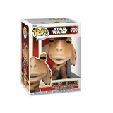Jar Jar Binks With Booma Balls Funko Pop Star Wars #700 displayed inside original window box