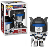 Jazz #25 Transformers Funko Pop! in box and out of box