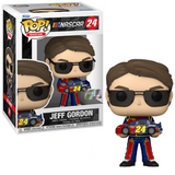 Jeff Gordon with Mini Car #24 NASCAR Funko Pop! in box and out of box