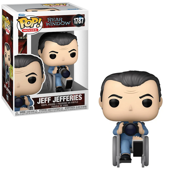 Jeff Jefferies Funko Pop #1787 in box and out of box Rear Window collectible