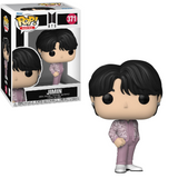 Jimin #371 BTS Funko Pop Rocks figure in box and out of box front view
