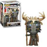 Jimmy with Antlers Funko Pop #1562 shown both in the box and out of the box from Rebel Moon
