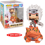 Jiraiya on Toad #73 Funko Pop! – figure shown in and out of box