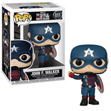 John F. Walker #811 Falcon and Winter Soldier Funko Pop in box and out of box