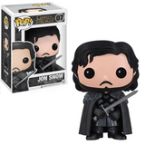 Jon Snow #07 Game of Thrones Funko Pop shown in-box and out-of-box, front view
