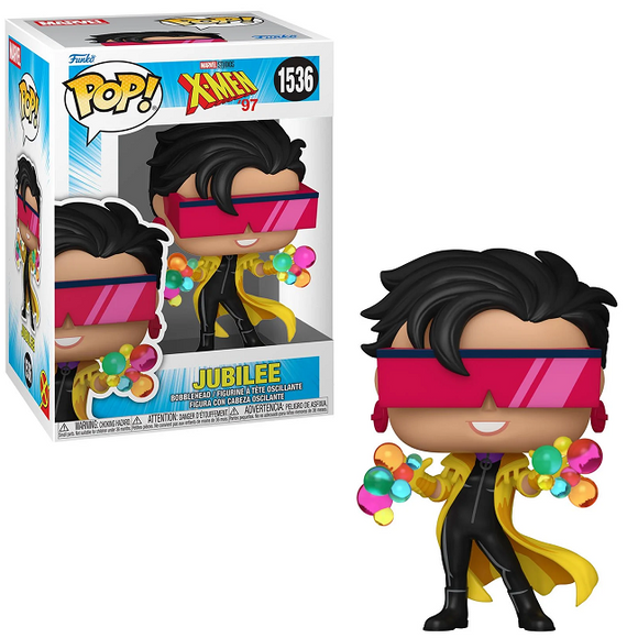 Jubilee Funko Pop #1536 X-Men '97 figure in box and out of box