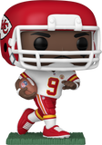 JuJu Smith-Schuster #176 Kansas City Chiefs Funko Pop Football figure out of box glam shot