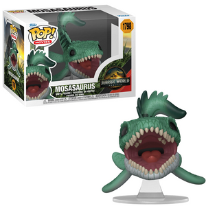 Mosasaurus #1798 Jurassic World Rebirth Funko Pop in box and out of box