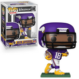 Justin Jefferson #239 Funko Pop! shown in box and out of box, front view