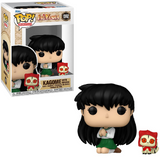 Kagome with Kirara Funko Pop #1592 shown both in the box and out of the box from InuYasha Animation