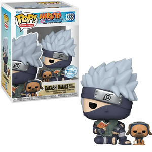 Kakashi Hatake with Pakkun #1338 - Naruto Shippuden Funko Pop! Animation [Special Edition]