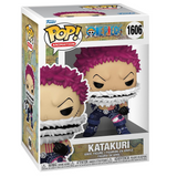 Katakuri Funko Pop #1606 displayed inside the original Funko Pop box