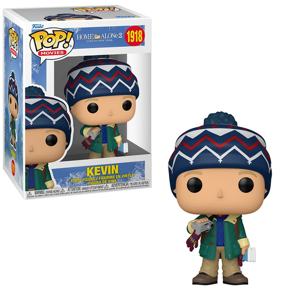 Kevin #1918 Home Alone 2 Lost in New York Funko Pop in box and out of box