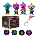 Killer Klowns from Outer Space 35th Anniversary Collector’s Box items shown outside of the box.