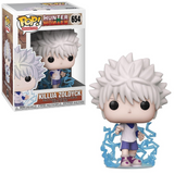 Killua Zoldyck #654 Hunter x Hunter Funko Pop shown in-box and out-of-box, front view