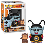 King Kai & Bubbles #532 Dragon Ball Z Funko Pop! figure in box and out of box
