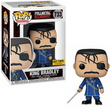 King Bradley #733 Fullmetal Alchemist Funko Pop! Hot Topic Exclusive vinyl figure in box and out of box