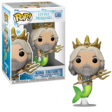 King Triton #1365 Little Mermaid Funko Pop! in box and out of box