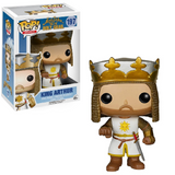 King Arthur #197 Funko Pop! shown in box and out of box, front view