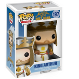 King Arthur #197 Funko Pop! displayed inside the box, front view