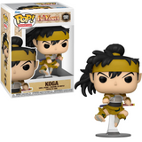 Koga Funko Pop #1591 shown both in the box and out of the box from InuYasha Animation