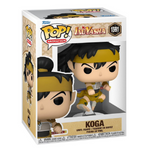 Koga Funko Pop #1591 displayed inside the box from InuYasha Animation