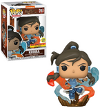 Korra #761 The Legend of Korra GITD Box Warehouse Exclusive Funko Pop Animation figure in box and out of box