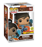 Korra #761 The Legend of Korra GITD Box Warehouse Exclusive Funko Pop Animation figure in original box