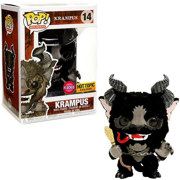 Krampus #14 - Krampus Funko Pop! Holidays [Flocked Black Version Hot Topic Exclusive]