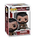 Kraven #973 Spider-Man 2 Gamerverse Funko Pop displayed inside original window box