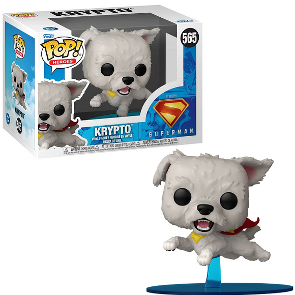 Krypto #565 Superman 2025 Movie Funko Pop! — in box and out of box
