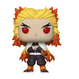 Kyojuro Rengoku #1308 Funko Pop! figure shown out of the box, front view