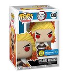 Kyojuro Rengoku #1308 Funko Pop! displayed inside the box, front view