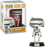L3-37 #245 Solo A Star Wars Story Funko Pop in box and out of box