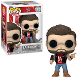 LA Knight #172 Funko Pop WWE figure in and out of box  