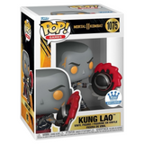 Kung Lao #1075 Mortal Kombat Funko Pop! Funko Exclusive shown in box