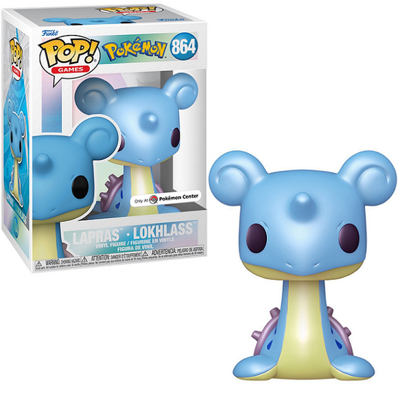 Lapras #864 - Pokemon Funko Pop! Games [Pearlescent Pokemon Center Exclusive]