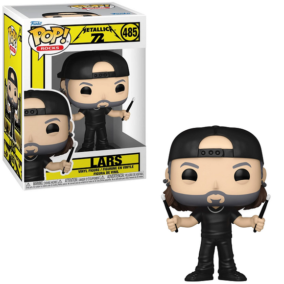 Lars Ulrich #485 Funko Pop! in box and out of box