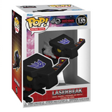 Laserbeak #135 Transformers G1 40th Funko Pop inside the box.
