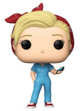 Leslie the Riveter #1146 Funko Pop out of box with strong arm pose