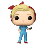 Leslie the Riveter #1146 Funko Pop out of box showing full costume and pose